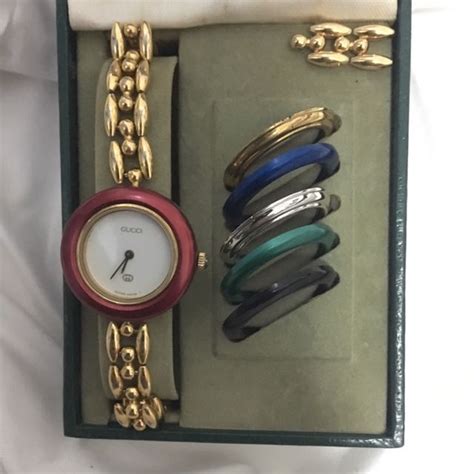 gucci watch interchangeable faces